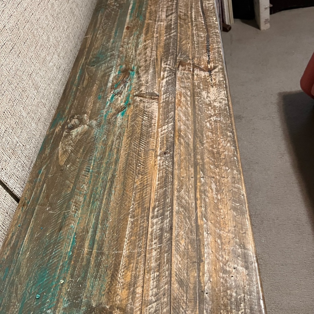 Rustic entertainment center